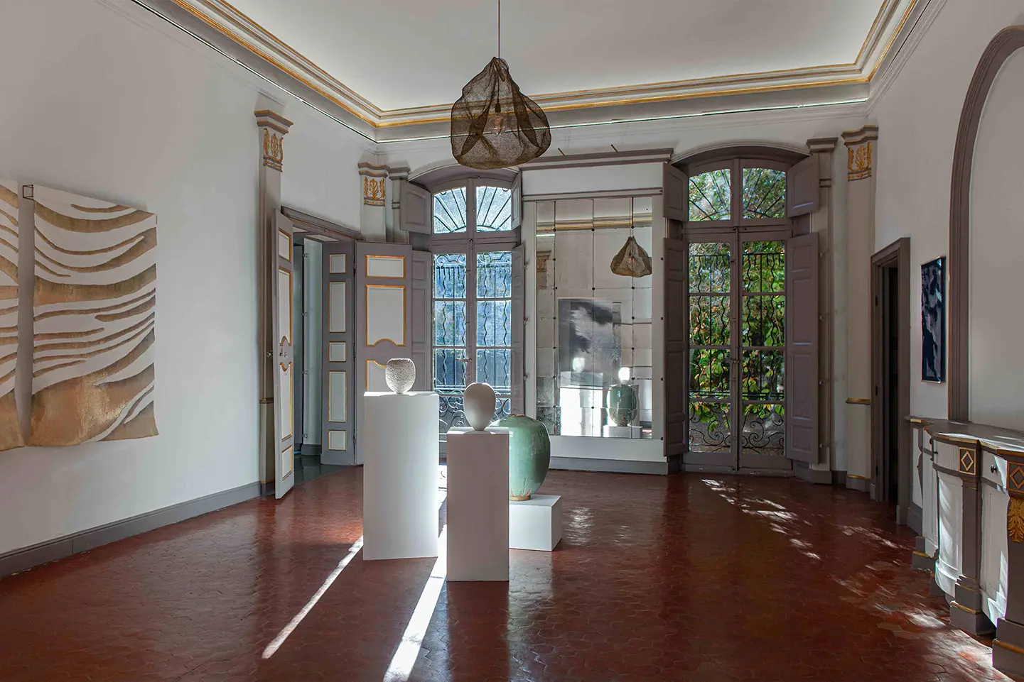2023, Hôtel de Gallifet, Aix-en-Provence, paris, Ceramic exhibition, Each piece, shaped by a deliberate and masterful gesture, reveals an elevated vision of the environment