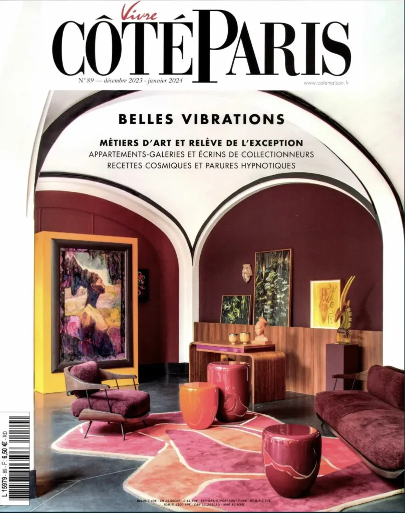 press ceramics paris, ceramic exhibition in paris, new address in paris, an exhibition of contemporary ceramics, opening of the gallery, a new space near the jardin du luxembourg, dialogue between art and craft, creations with smoky and gilded glazes, vases with pure lines and contrasting textures, double success for the ceramist karen swami