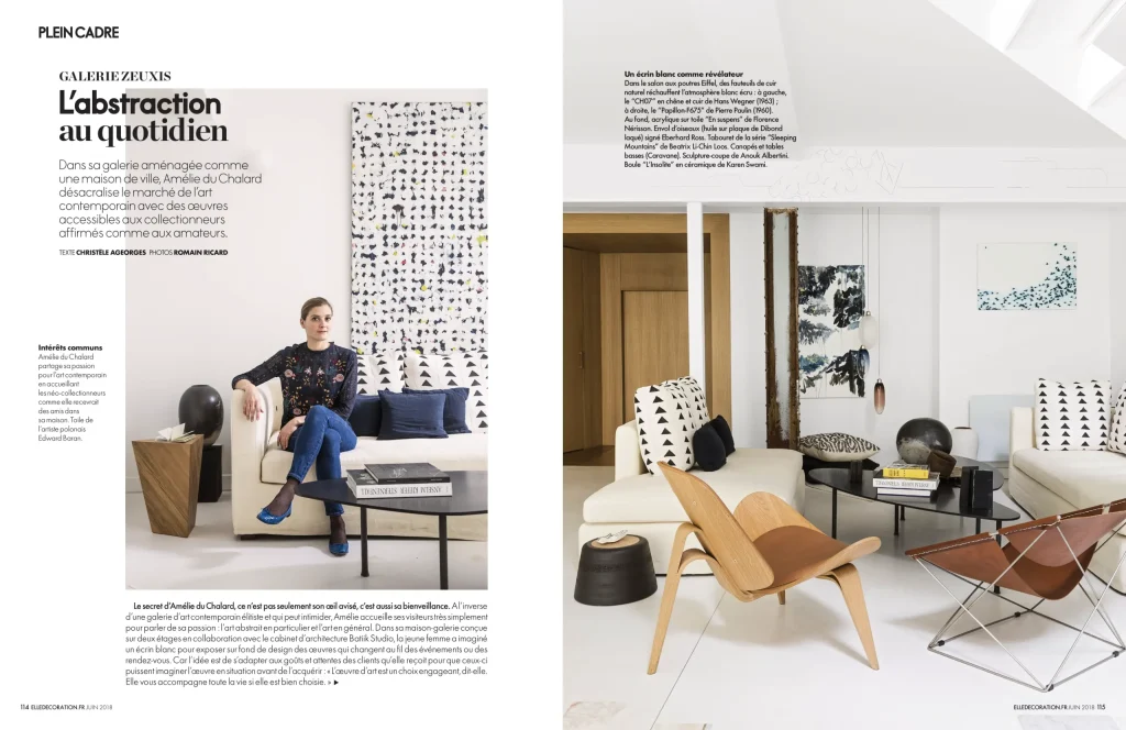 press contemporary ceramics, parisian creation by ceramist karen swami, exhibited in a minimalist interior design setting, highlighting pure aesthetics and the french art de vivre with handmade stoneware pieces