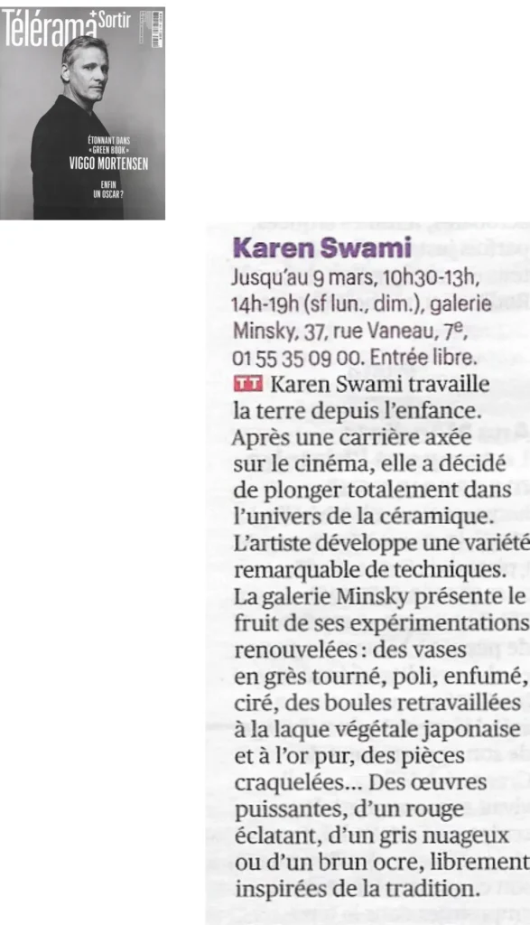 press exhibition ceramics paris, karen swami exhibits her turned and lacquered stoneware works at galerie minsky, revealing a parisian contemporary ceramics practice between japanese tradition and expressive power